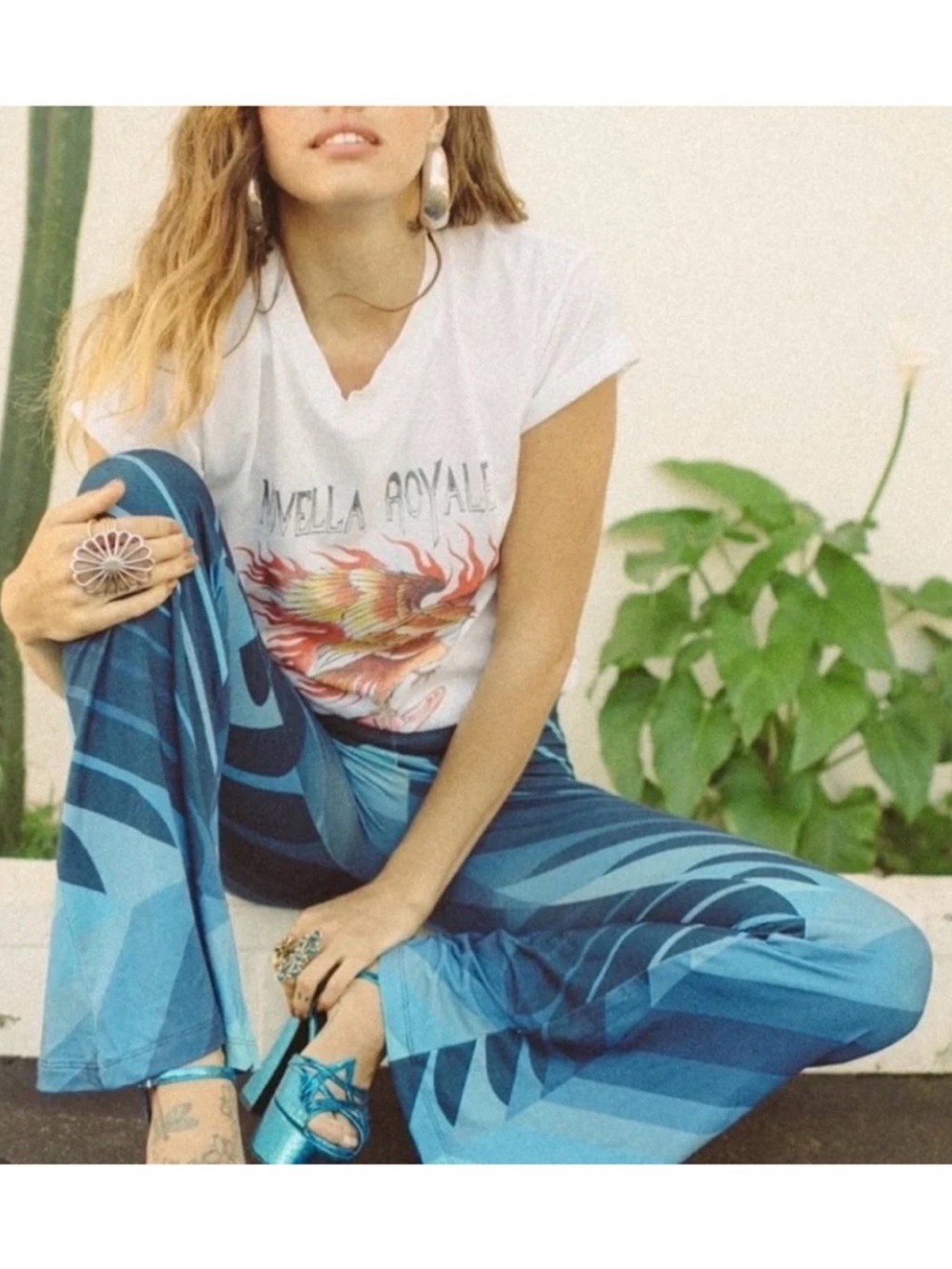 Novella Royale Light and Dark Blue Geo Janis Bell
Bottoms Medium